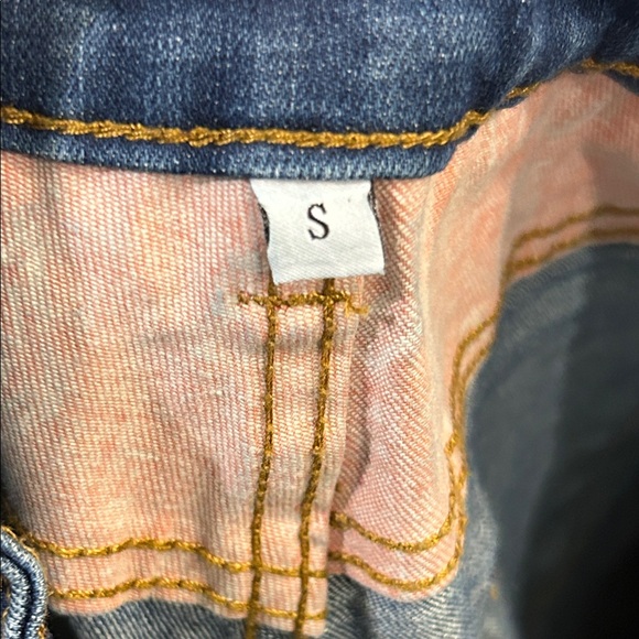 Western Dress’n Coastal Cowgirl Rodeo Women's Blue and Orange Boot Cut Jeans S - Picture 6 of 8